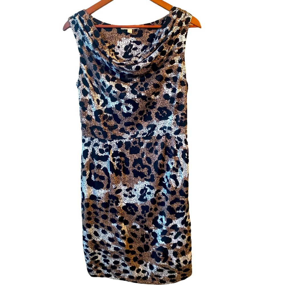 BANANA REPUBLIC Animal Print Knit Dress | Size Medium‎